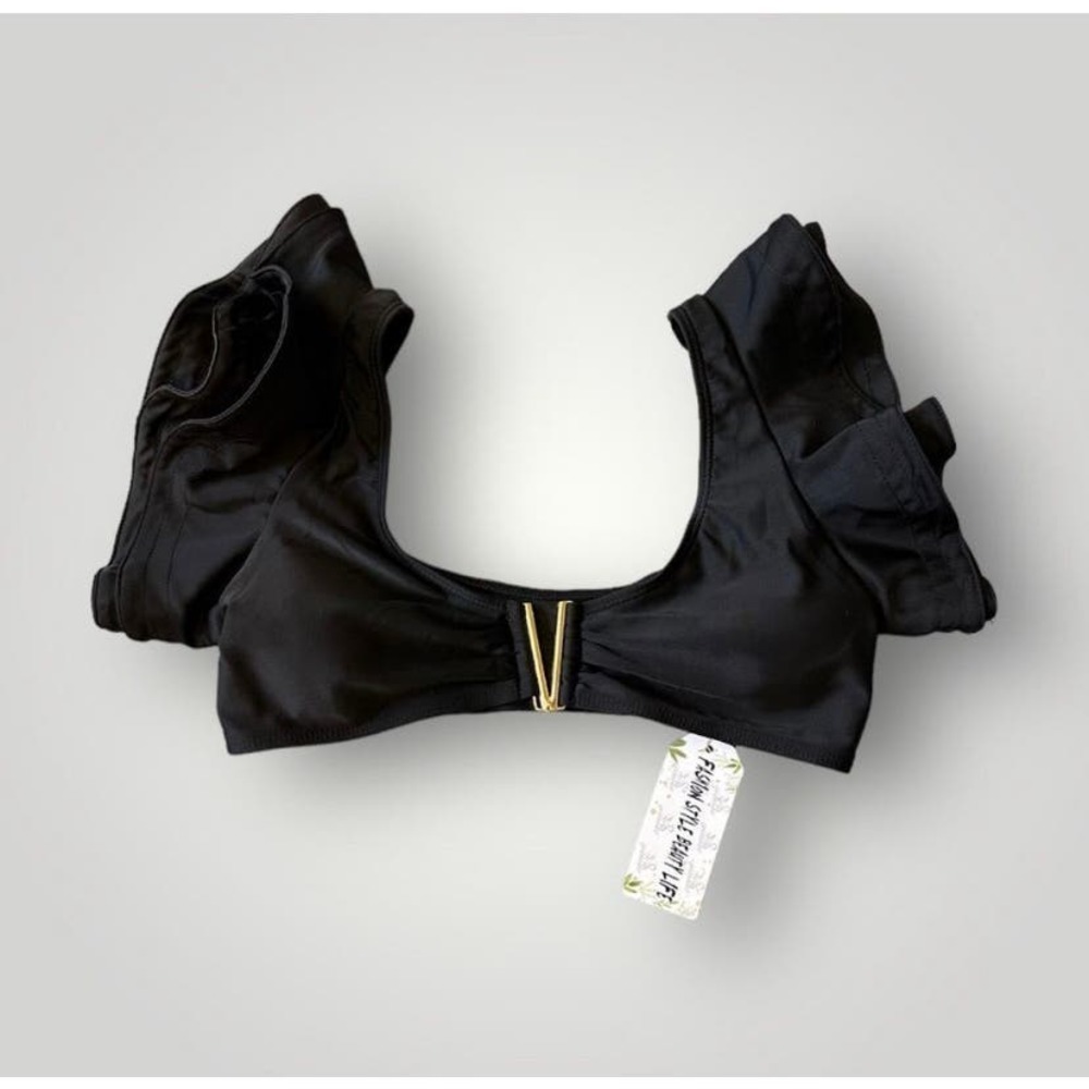 Butterfly Sleeve Swimsuit Top- Small